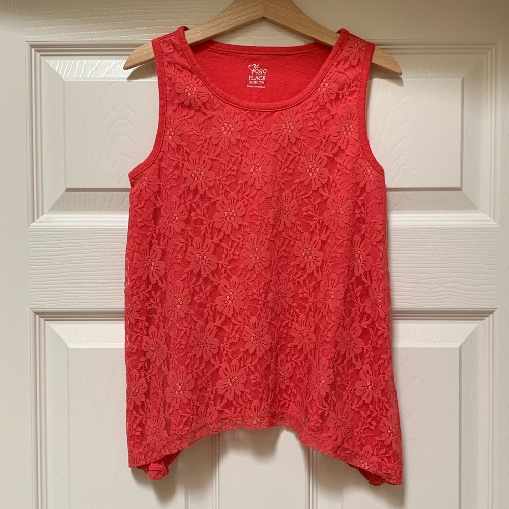 Children’s Place Lace Swing Tank Girls 7-8Y